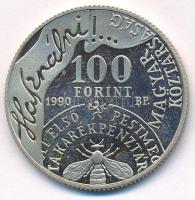 1990. 100Ft Cu-Ni-Zn "Fáy András" T:AU (eredetileg PP) Adamo EM112