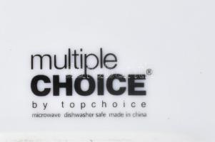 Krokodilmintás porcelán gyerek tálca, matricás, jelzett, hibátlan, 19x16 cm