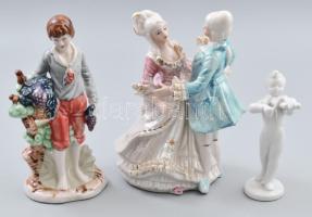 3 db porcelán figura 19 cm ig apró lepattanásokkal 0