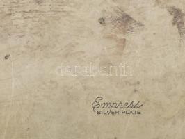 Empress ezüstözött alpakka tálca. Jelzett, hibátlan d: 35 cm