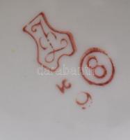 Szovjet (Lomonoszov) porcelán bögre, matricás, jelzett, minimális kopással, m: 8,5 cm