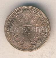 Ausztria 1869. 20Kr korabeli hamisítvány