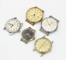 9 db mechanikus Poljot karóra mind működik