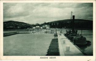 1933 Alsóörs, Kikötő. Baracskay József kiadása