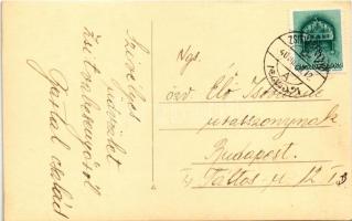 1940 Zsitvabesenyő, Besenov (Érsekújvár, Nové Zámky); fogyasztási szövetkezet üzlete / cooperative s...