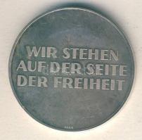 Németország DN "Konrad Adenauer" Ag 26g emlékérem T:exPP