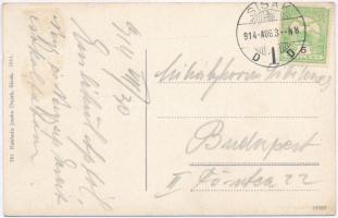 1914 Sziszek, Sisak, Sissek; Ladjarska ulica / utca, üzlet / street view, shop