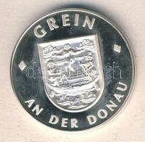 Ausztria DN "Grein an der Donau" Ag 20g emlékérem T:PP