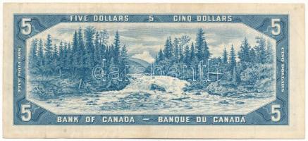 Kanada 1954. 5D átalakított haj. Szign: Beattie-Rasminsky T:F szép papír
Canada 1954. 5 Dollars, mo...