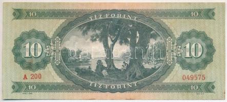 1960. 10Ft T:F szép papír, fo. Adamo F6