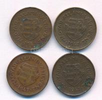 1947. 2f tombak (4x) T:XF-VF Adamo F1