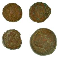 Római Birodalom / Egyiptom ~I-II. század 4db-os bronz érmetétel T:VF,F Roman Empire / Egypt ~1st-2nd...