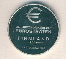 Németország 2002. "EU-államok - Finnország" Ag 31,1g 1oz. T:PP