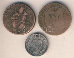 1763 PHKM Poltúra Mária Terézia T:4 + Német Államok/Bajorország 1807. 6 Kr Ag Miksa József T:3 ly + ...