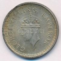 Brit-India 1942. 1R Ag VI.György T:AU patina British India 1942. 1 Rupee Ag George VI C:AU patina