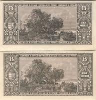 1946. 1000.000 BP (2x) két klf színárnyalatban T:I,I-