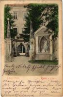 1904 Brezice, Rann a. d. Save; Schloss-Portal / castle gate (EM)