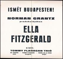 1970 Ella '70. Budapest 1970. A legendás 1970-es budapesti Ella Fitzgerald koncert prospektusa