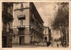 Torino, Turin; Albergo Ristorante Genio, Stazione di Porta Nuova / hotel and restaurant, railway station