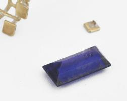 14K arany (Au) gyűrű tanzanittal, sérült, jelzett nettó 2,1 g