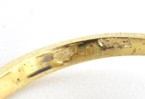 14K arany (Au) gyűrű tanzanittal, sérült, jelzett nettó 2,1 g