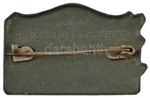 Osztrák-Magyar Monarchia 1916. "3. karácsony a fronton" festett Zn kitűző hátoldalán "...