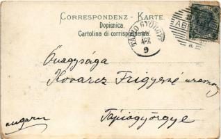 1904 Abbazia, Opatija; Brandung bei Scirocco (EK)