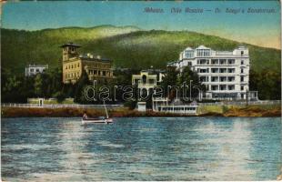 1914 Abbazia, Opatija; Villa Rosalia, Dr. Szegos Sanatorium (EK)