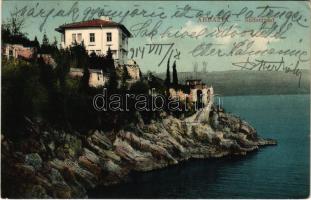 1914 Abbazia, Opatija; Südstrand (EK)