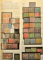 Bélyegtanulmány gyűjtemény 2 db Abria rugós fedelű berakóban, benne bélyegek, levelek az egész világból. Érdekes összeállítás, érdemes megnézni!!