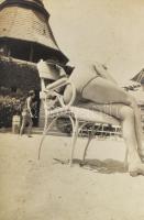 1929 Budapesti és egyéb strandokon, fürdőkben fényképező fotográfus, Rötzer Henrik 27 db fotója, 4,5...