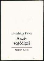 Esterházy Péter: A szív segédei. Bp., 1985, Magvető. Kiadói egészvászon kötés, papír védőborítóval, jó állapotban