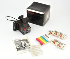 Zip Polaroid Land Camera, leírással, dobozában