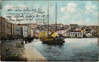 1908 Mali Losinj, Lussinpiccolo; Riva (kis szakadás / small tear)