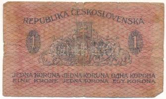 Csehszlovákia 1919. 1K T:VG Czechoslovakia 1919. 1 Koruna C:VG Krause 6.a