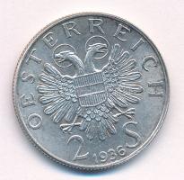 Ausztria 1936. 2Sch Ag "Savoyai Jenő herceg" T:AU 
Austria 1936. 2 Schilling Ag "Pri...