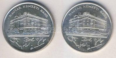 1993. 200Ft Ag "MNB" (2x) T:BU/2