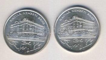 1993. 200Ft Ag "MNB" (2x) T:BU/2