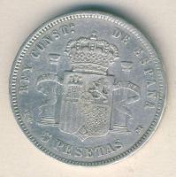 Spanyolország 1892PG-M 5P Ag XIII. Alfonso T:3 kis ph