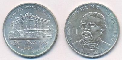 1993. 200Ft Ag "MNB" + 1994. 200Ft Ag "Deák" T:AU,XF patina, kis karc
Adamo F13...