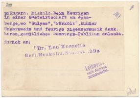 Miskolc, Beim Heurigen in einer Gastwirtschaft am Avas / Avasi vendéglő kerthelyisége, Kovács Károly...