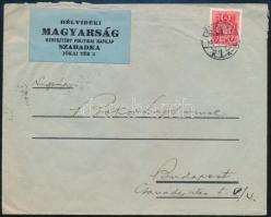 1941 A Délvidék visszacsatolása utáni állapotokról szóló magán levél