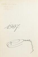 1907-1917 Orowan Berthold (1863-1933) gépészmérnök 2 db jegyzetfüzete / notesze, munkáival kapcsolat...