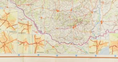 1955 Magyar Néphadsereg szolgálati autótérképe