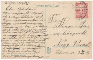 1917 Zilah, Zalau; Király utca. Seres Samu kiadása / street view