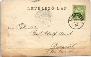 1901 Dormánd (Füzesabony), Engel-kastély (1952-ben elbontották). photo (EM)