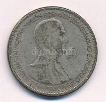 1930. 5P Ag Horthy jobbra T:F patina Adamo P8