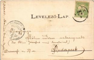 1901 Zirc, Fő tér, Ciszterci apátság. Berecz Viktor kiadása