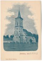 1905 Bethlen, Beclean; Református templom. Kajári István kiadása / Calvinist church (EM)