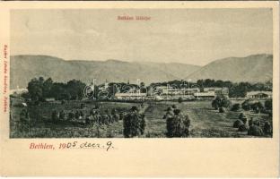 1905 Bethlen, Beclean; látkép. Kajári István kiadása / general view